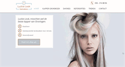 Desktop Screenshot of luckielook.nl